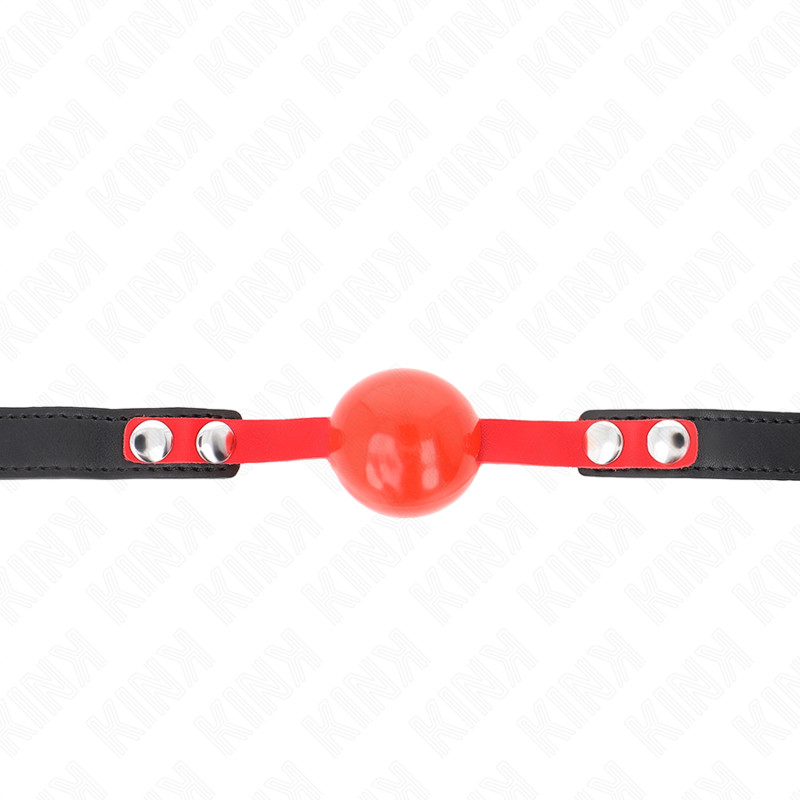KINK - 4 CM ZACHTE TPE BALL GAG MODEL 4 60 x 2 CM VERSTELBAAR 37-52 CM - afbeelding 3