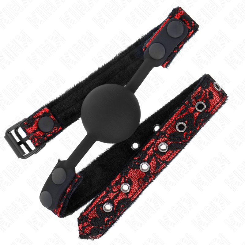 KINK - SCANDAL 4 CM SILICONEN BAL GAG MODEL 1 65 x 2 CM - afbeelding 2