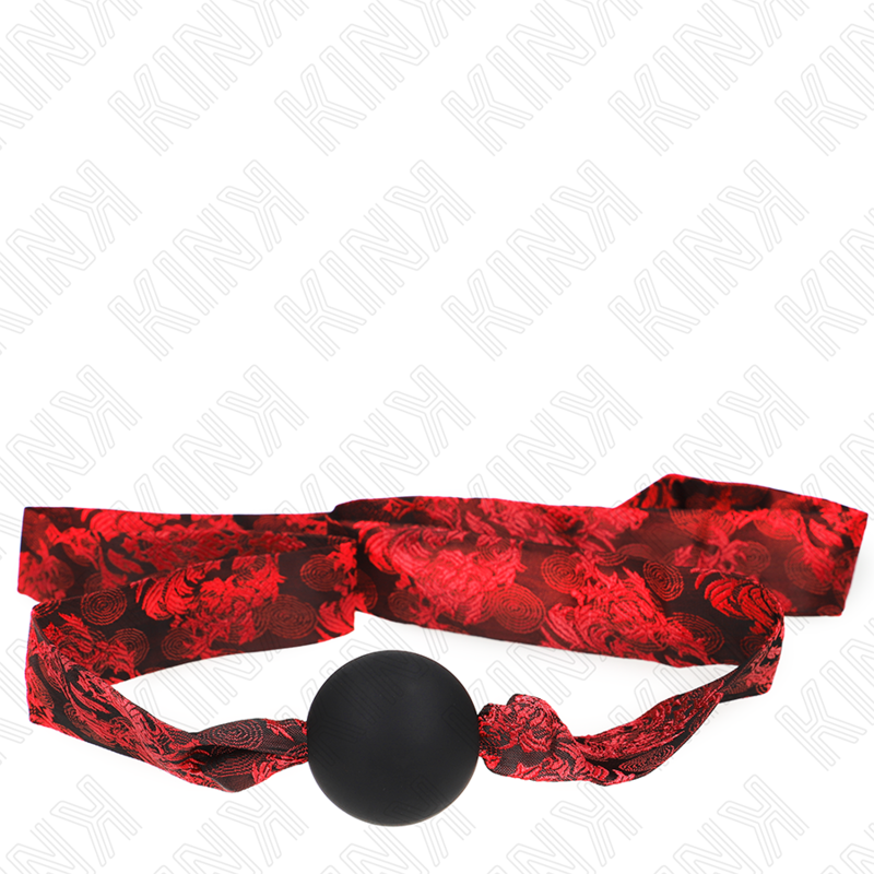 KINK - SCANDAL 4,5 CM SILICONEN BAL GAG MODEL 2 146 x 4 CM - afbeelding 4