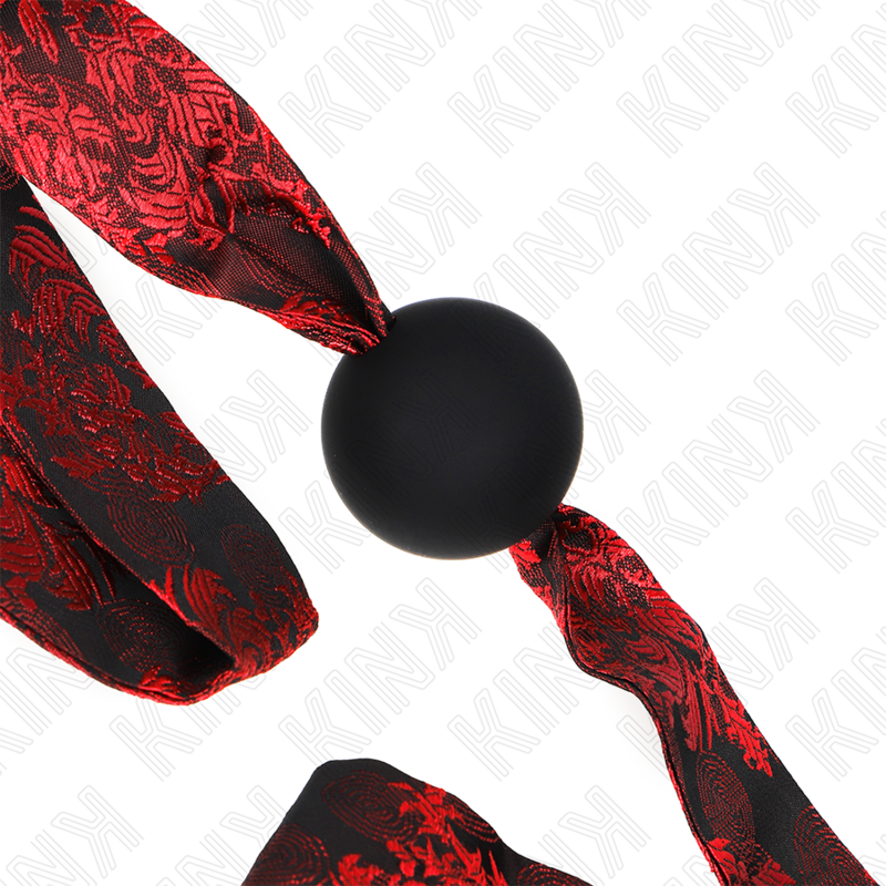 KINK - SCANDAL 4,5 CM SILICONEN BAL GAG MODEL 2 146 x 4 CM - afbeelding 3