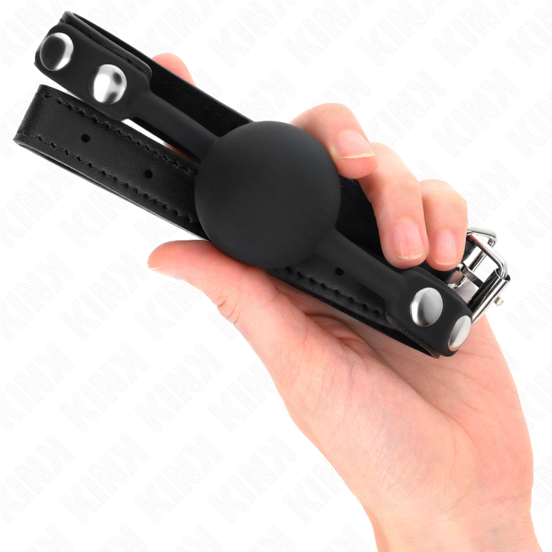 KINK - 4 CM SILICONEN BAL GAG MODEL 1 60 x 2 CM - afbeelding 4