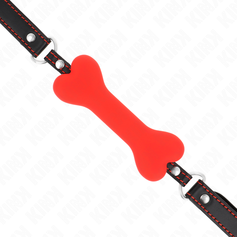 KINK - 12 CM RODE BOT GAG 63 x 2 CM - afbeelding 4