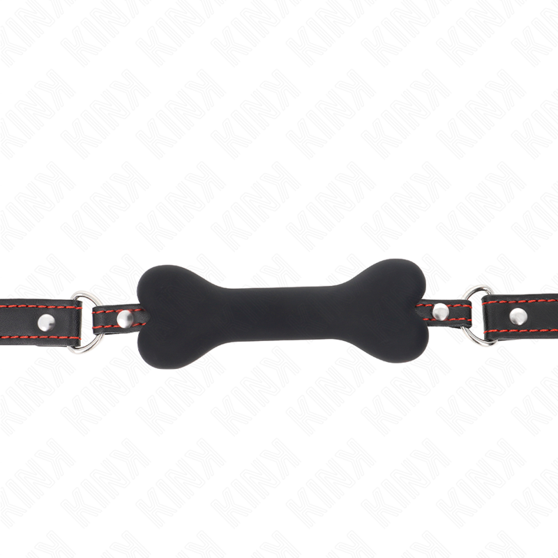 KINK - BONE GAG 12 CM ZWART 63 x 2 CM - afbeelding 3