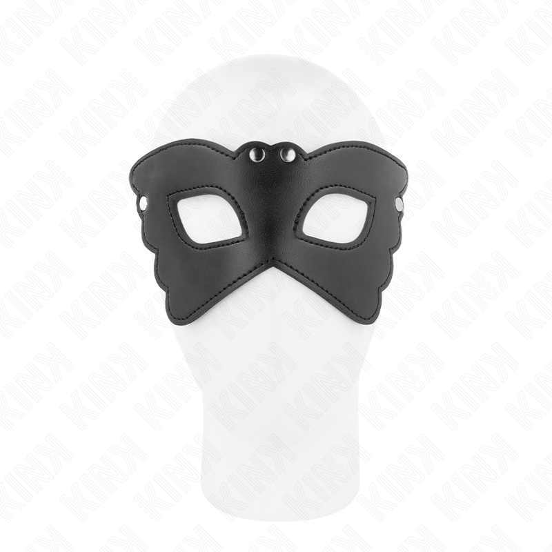 KINK - VLINDERVORMIG KUNSTLEERMASKER 20 x 9 CM - afbeelding 3