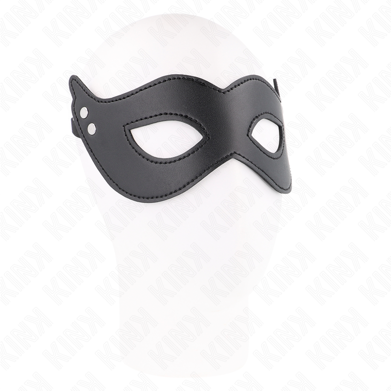 KINK - MASKER VAN KUNSTLEER MET KLINKNAGELS MODEL 1 26 x 8 CM