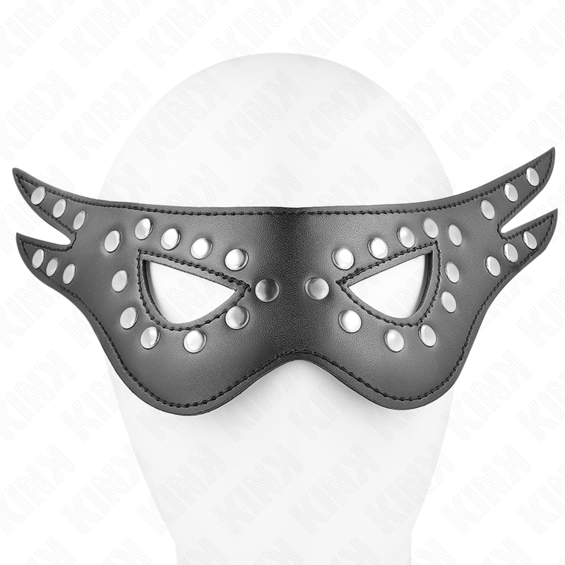 KINK - SEXY KUNSTLEERMASKER MODEL 1 27 x 13 CM - afbeelding 4