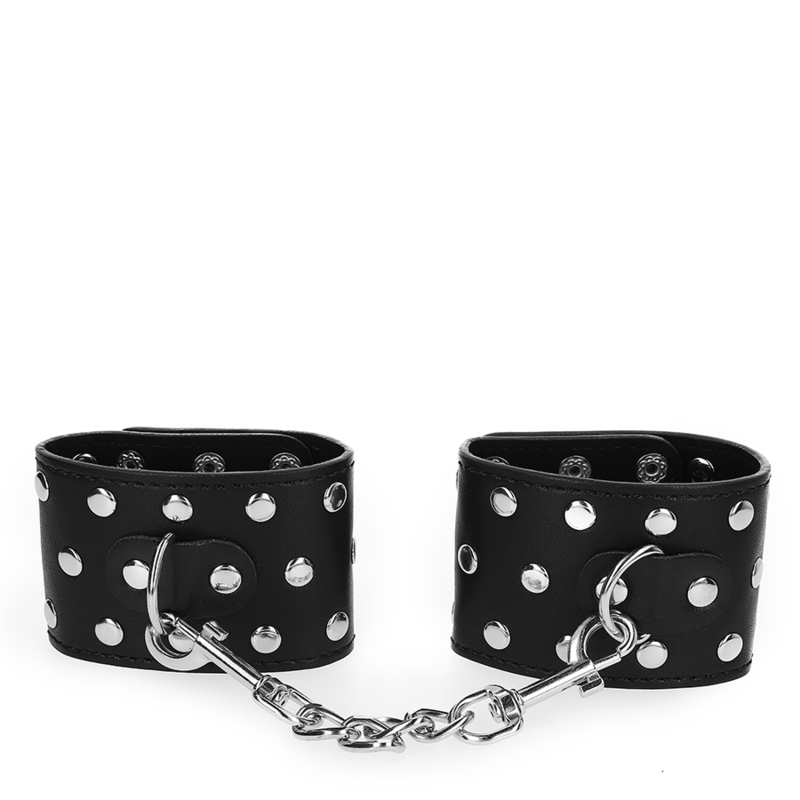 Kink - Verstelbare Polsbandjes Met Knoppen En Kliksluiting Zwart 19-24 cm X 5,5 cm - afbeelding 3