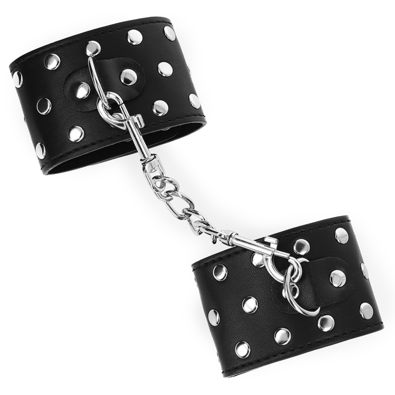 Kink - Verstelbare Polsbandjes Met Knoppen En Kliksluiting Zwart 19-24 cm X 5,5 cm - afbeelding 4