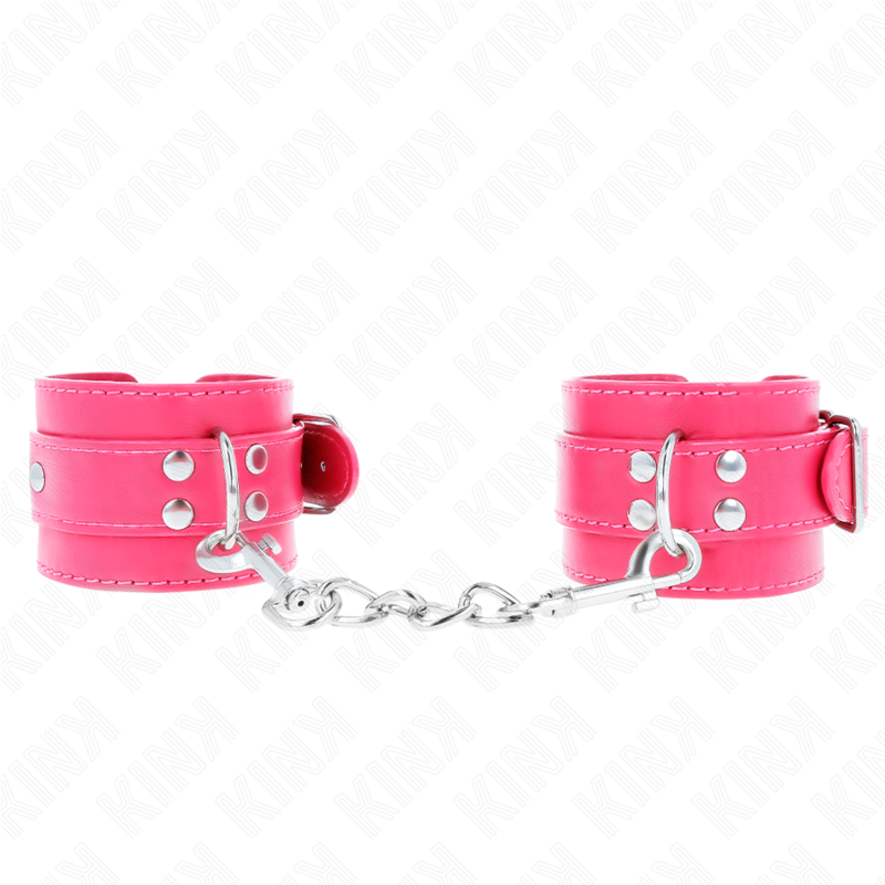 Kink - Fuchsia Polsbandjes Met Fuchsia Details Verstelbaar 20-28 cm X 5,5 cm - afbeelding 2
