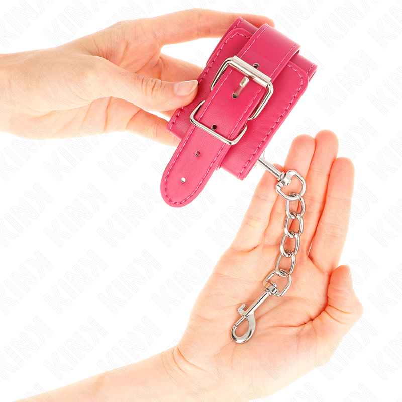 Kink - Fuchsia Polsbandjes Met Fuchsia Details Verstelbaar 20-28 cm X 5,5 cm - afbeelding 4