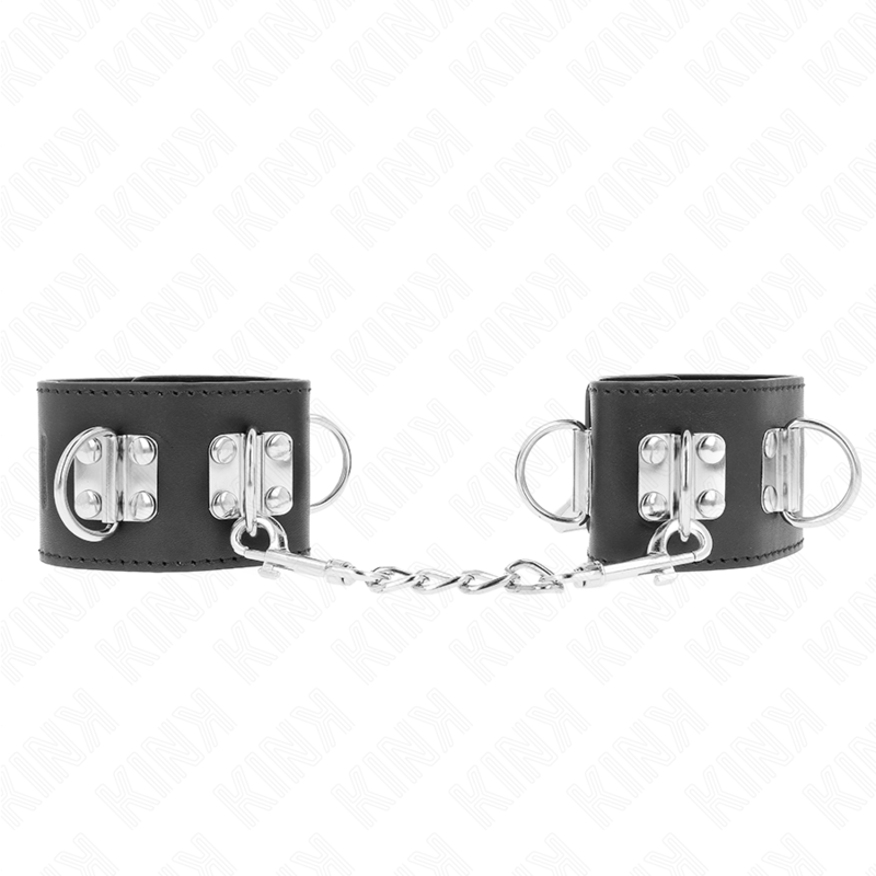 Kink - Meerstandige Polsbandjes Met Verstelbare Zwarte Hangslotsluiting 16-23 cm X 5,5 cm - afbeelding 2