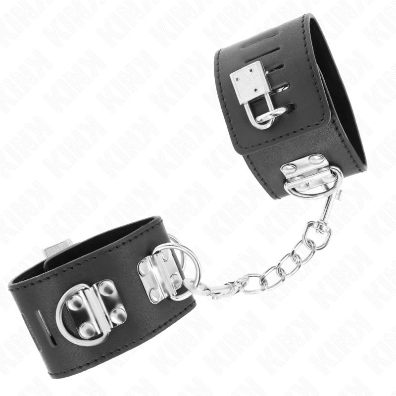 Kink - Meerstandige Polsbandjes Met Verstelbare Zwarte Hangslotsluiting 16-23 cm X 5,5 cm - afbeelding 3