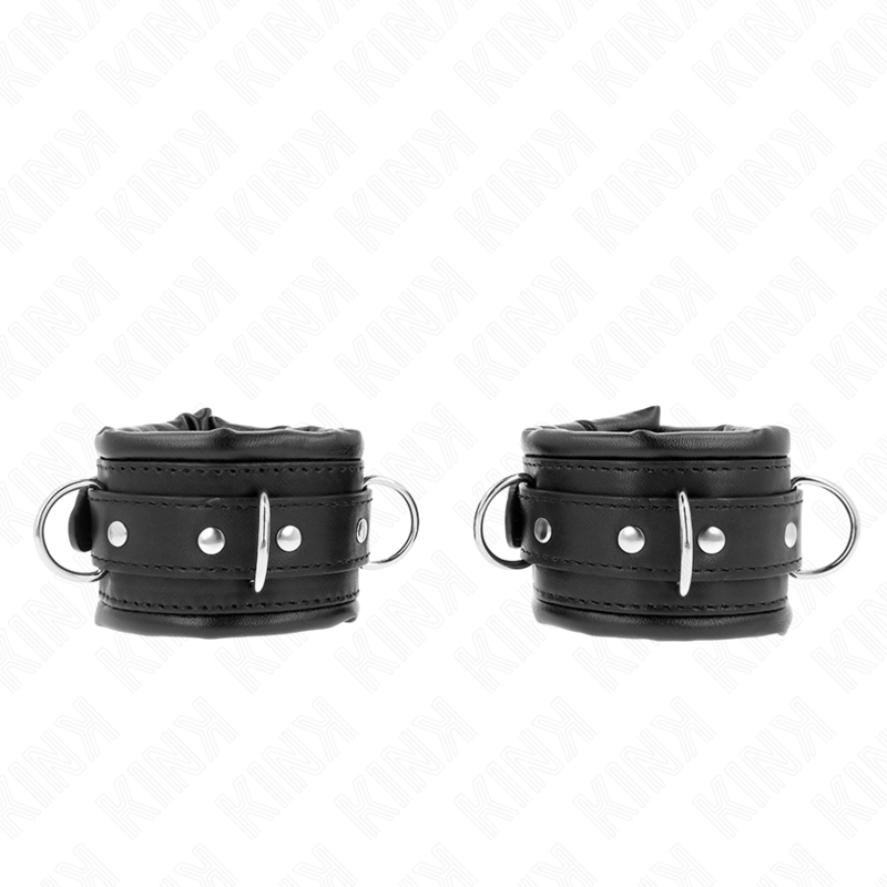 Kink - Zware Polsbandjes Met Zwarte Voering Verstelbaar 20-30 cm X 6 cm - afbeelding 2