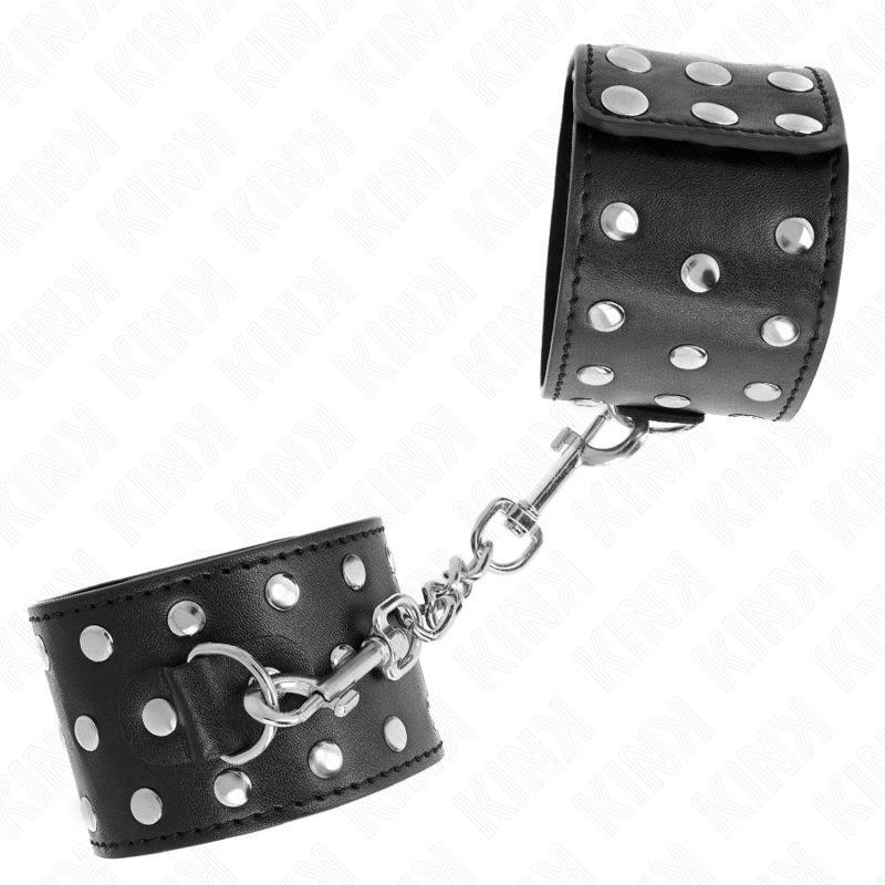 Kink - Verstelbare Punkstijl Polsbandjes 19-24 cm X 5,5 cm - afbeelding 3