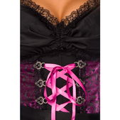 Premium dirndl paars/ zwart met blouse