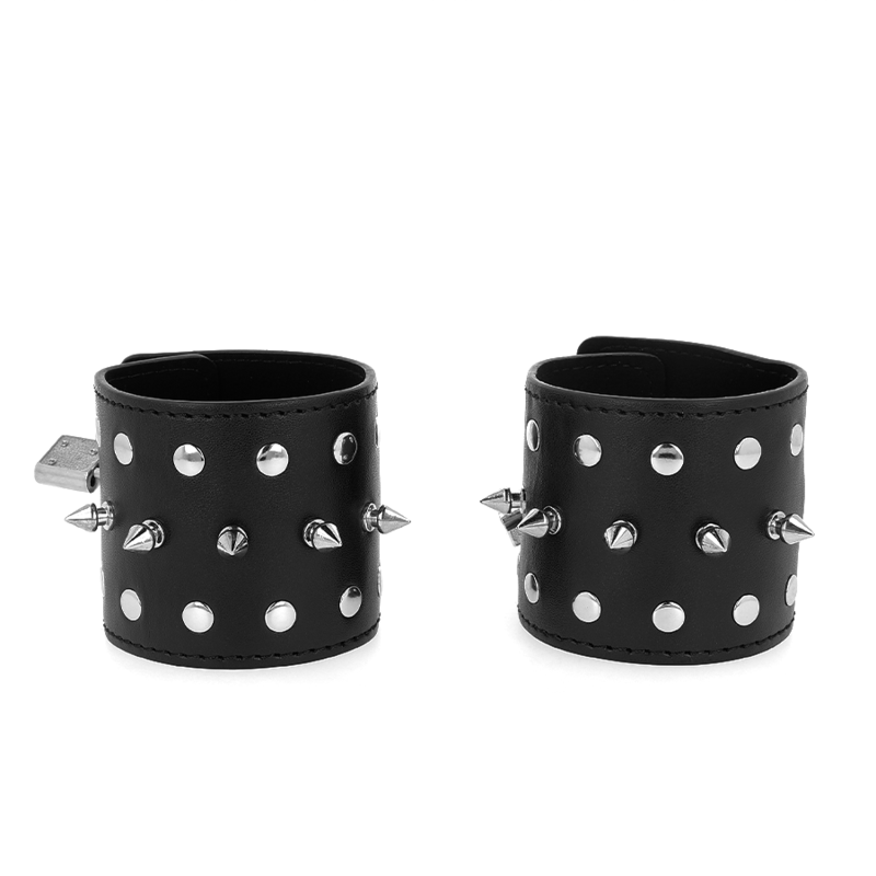 Kink - Punk Stijl Spiked Polsbandjes 25 X 6 cm - afbeelding 2