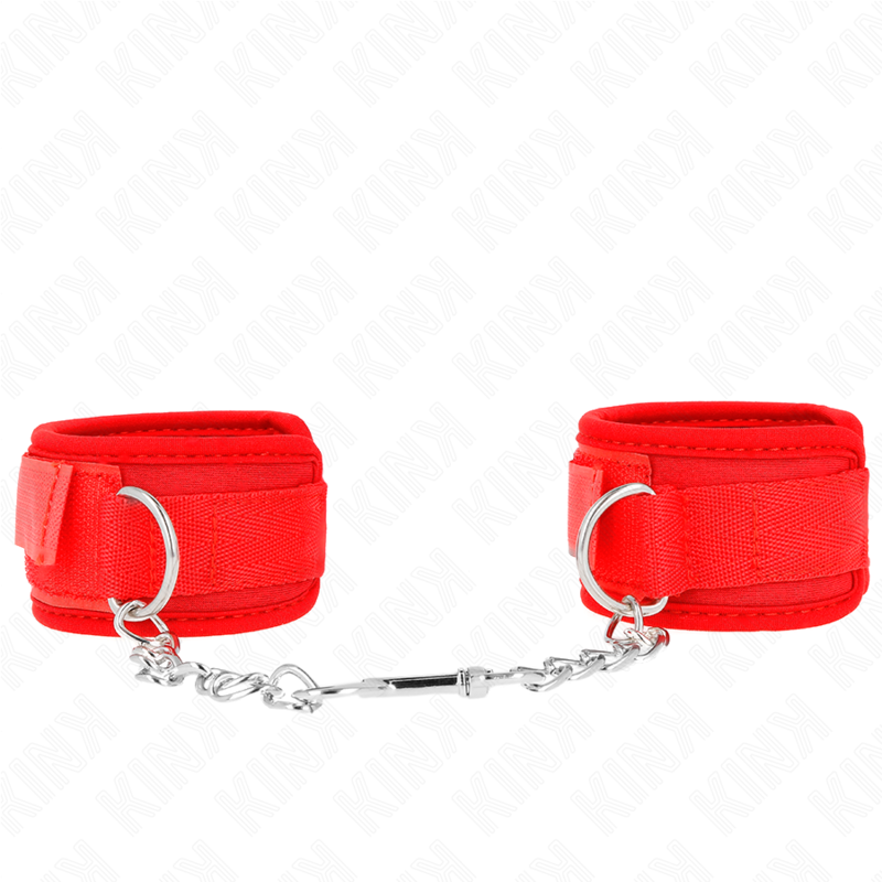 Kink - Rode Neopreen Polsbandjes 42 X 5 cm - afbeelding 2
