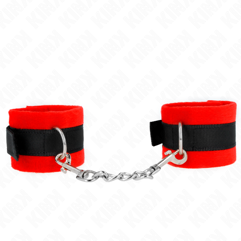 Kink - Beginner Polsbandjes Zwart-Rood 30 X 7 cm - afbeelding 2