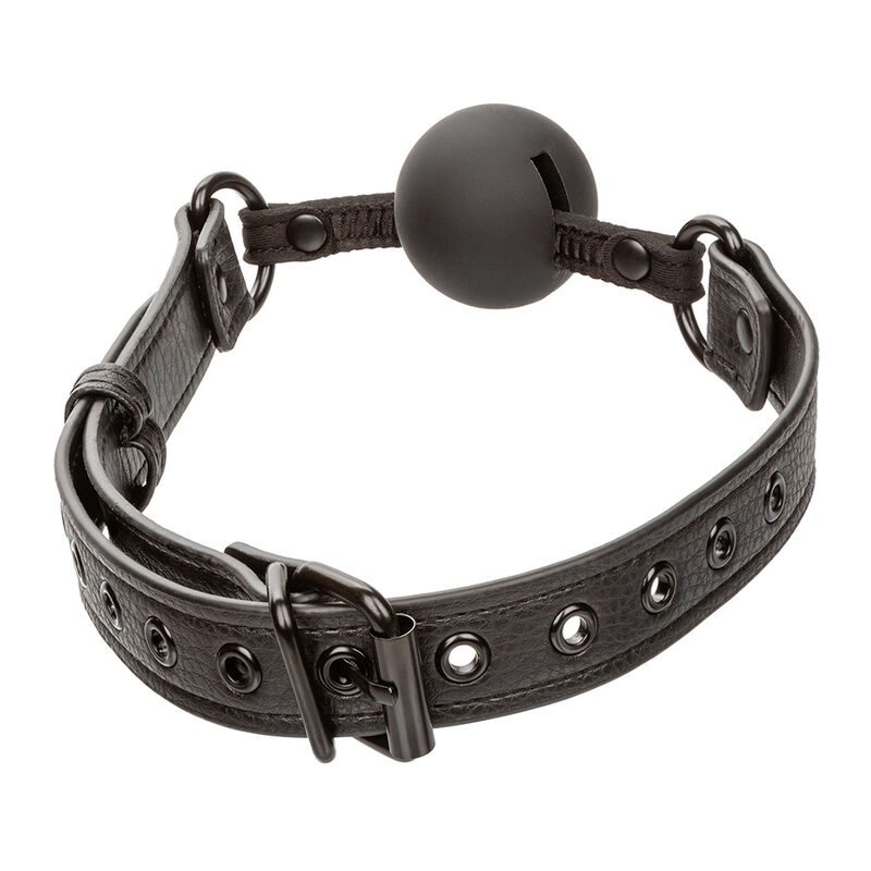 Calexotics - Nocturnal Zwarte Siliconen Bal Gag - afbeelding 3