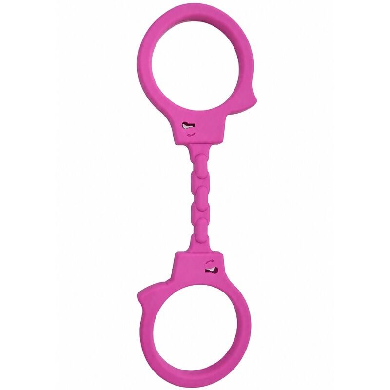 Diablo Picante - Siliconen Handboeien Fuchsia