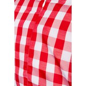 Traditionele Minidirndl blauw/rood geruit