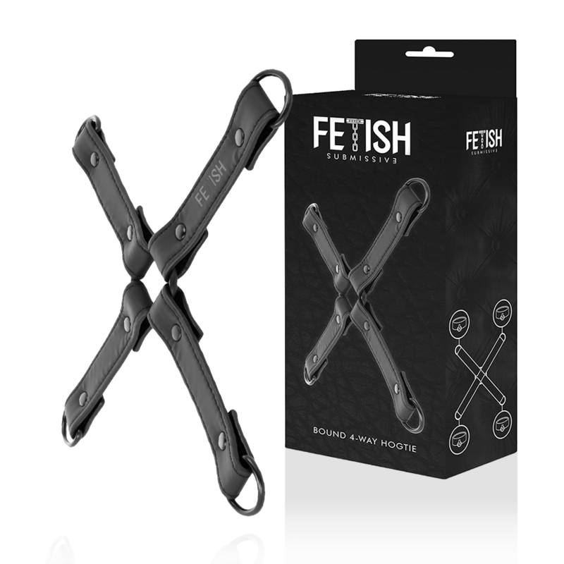 Fetish Submissive - Vegan Lederen Handboeien Unie - afbeelding 7