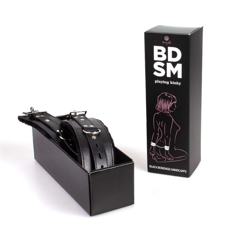 Secretplay - Zwarte Handboeien BDSM Collectie - afbeelding 4