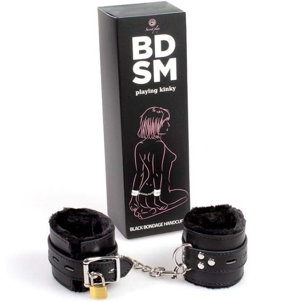 Secretplay - Zwarte Handboeien BDSM Collectie - afbeelding 2