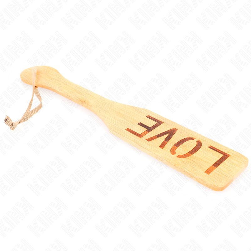 Kink - Bamboe Paddel Woord Liefde 32 X 5,5 cm - afbeelding 3