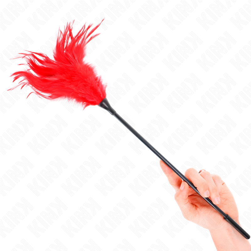 Kink - Meerdere Kittelveren Rood 45 cm