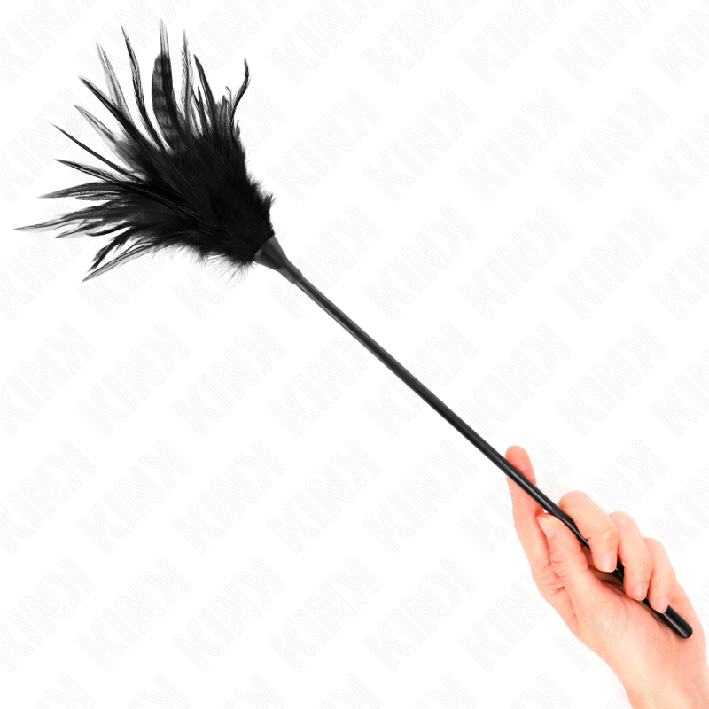 Kink - Meerdere Kittelveren Zwart 45 cm