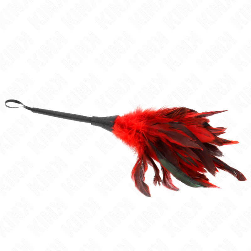 Kink - Red Maid Hoorn Kittel Kippenveren 36 cm - afbeelding 4