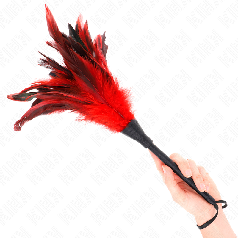 Kink - Red Maid Hoorn Kittel Kippenveren 36 cm
