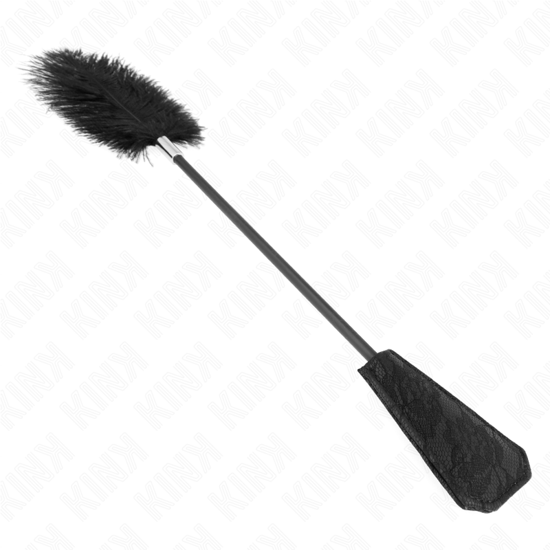 Kink - Struisvogelveren Kietelpaddel Met Kant 56 cm - afbeelding 5