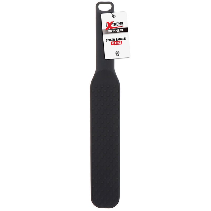 Hidden Desire - Extreme Extra Grote Spiked Paddle Zwart