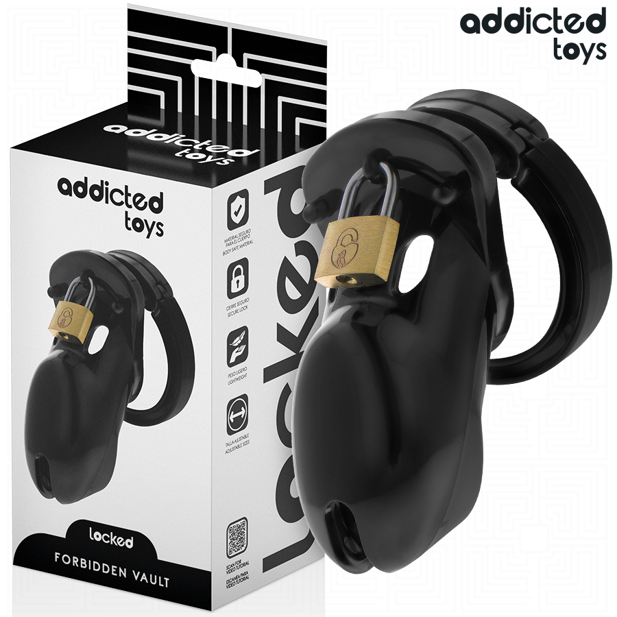 Addicted Toys Locked - Verboden Vault Penis Kooi 10 cm