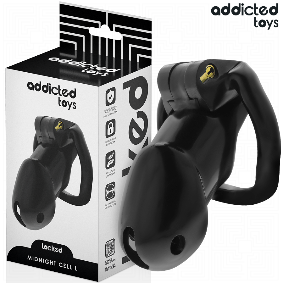 Addicted Toys Locked - Mindnight Cel Penis Kooi Maat L
