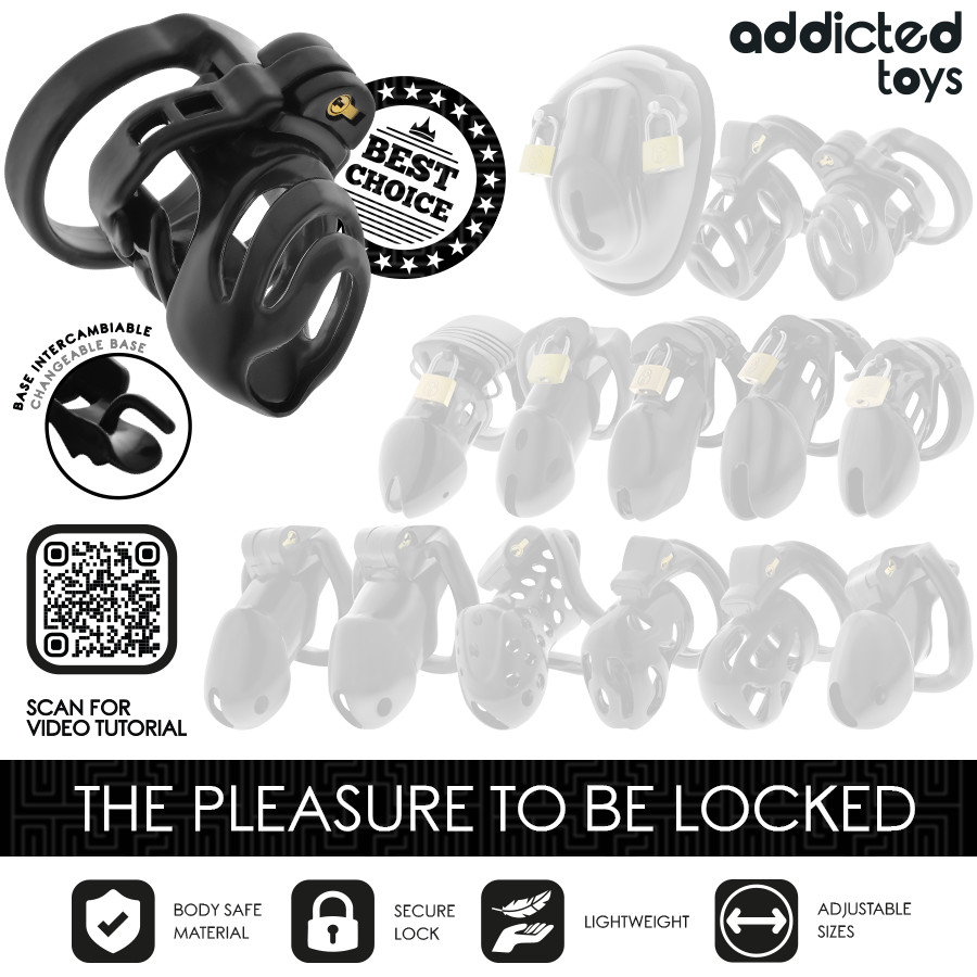 Addicted Toys Locked - Eternal Lock Penis Kooi 9 cm - afbeelding 7