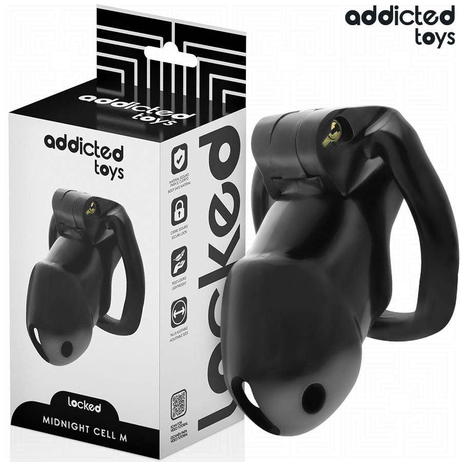 Addicted Toys Locked - Mindnight Cel Penis Kooi Maat M