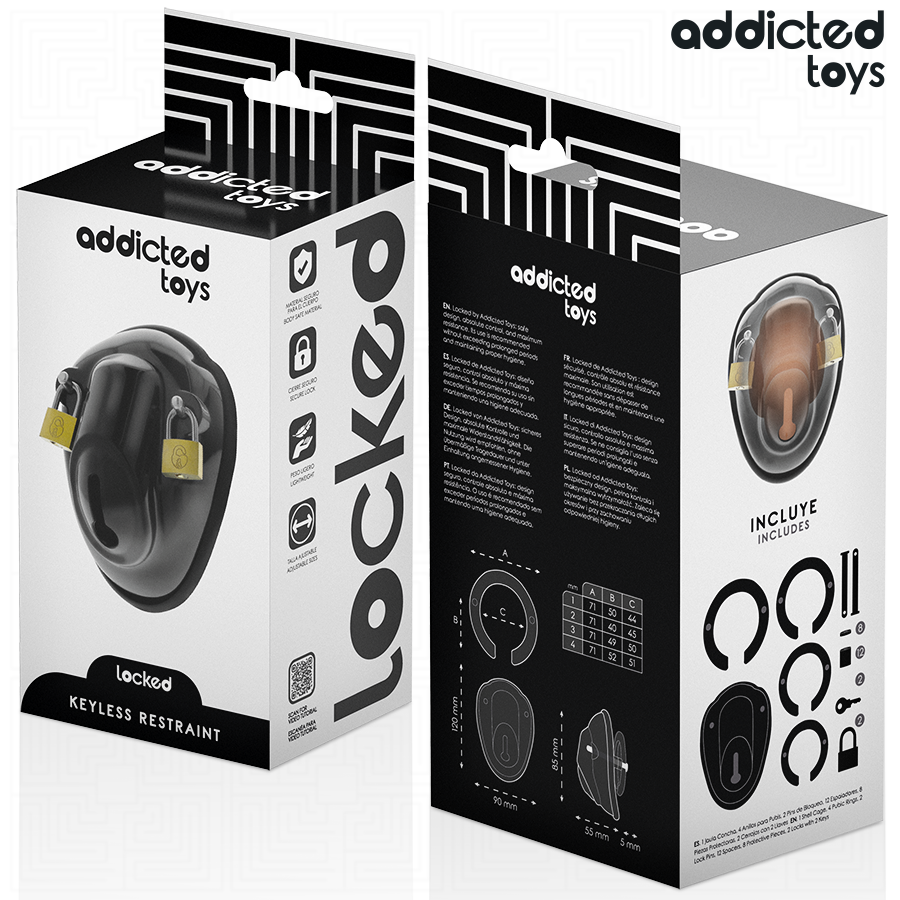 Addicted Toys Locked - Sleutelloze Bevestiging Peniskooi 11,5 cm - afbeelding 6