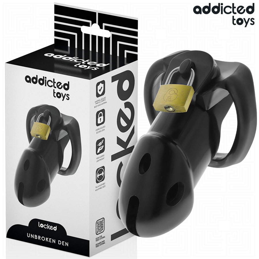 Addicted Toys Locked - Onbroken Den Penis Kooi 9.8 cm
