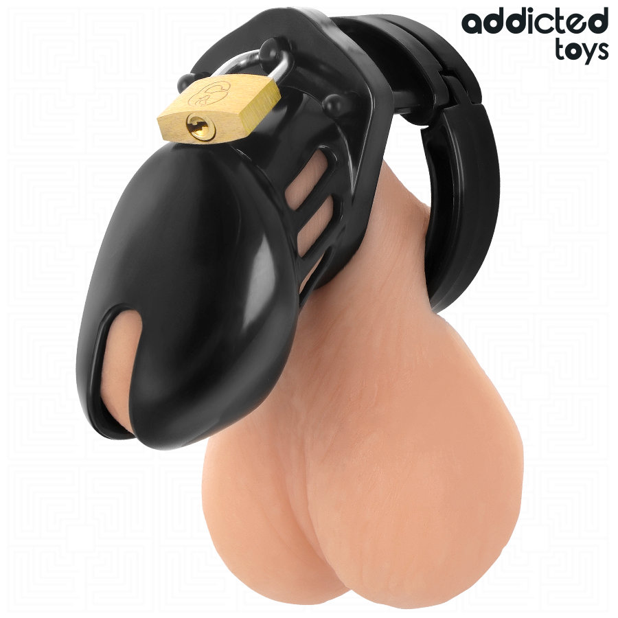 Addicted Toys Locked - Obsidian Hold Penis Kooi Maat S - afbeelding 3