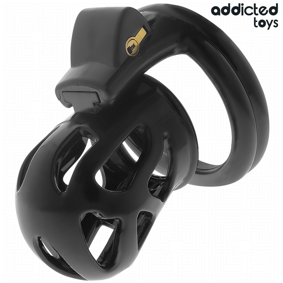 Addicted Toys Locked - Stille Houd Penis Kooi 7,5 cm - afbeelding 2
