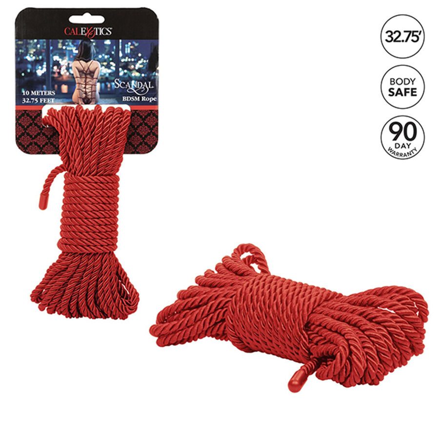 Calexotics - Scandal Rood BDSM Touw 10 M - afbeelding 3