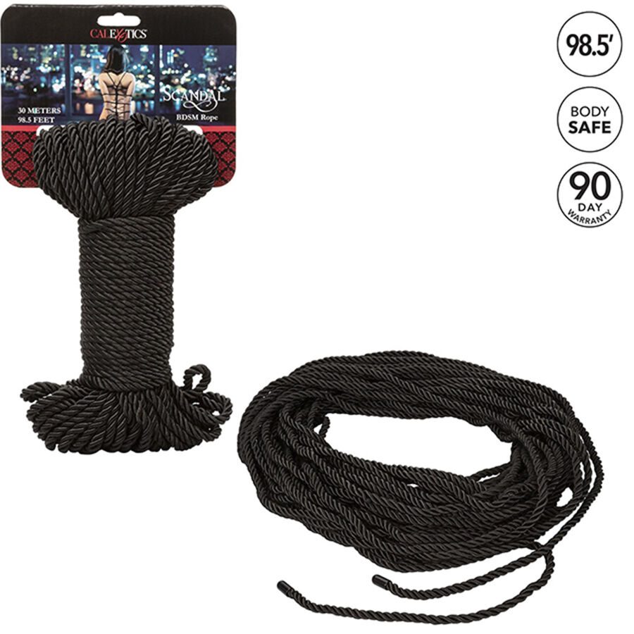 Calexotics - Scandal Zwart BDSM Touw 30 M - afbeelding 3