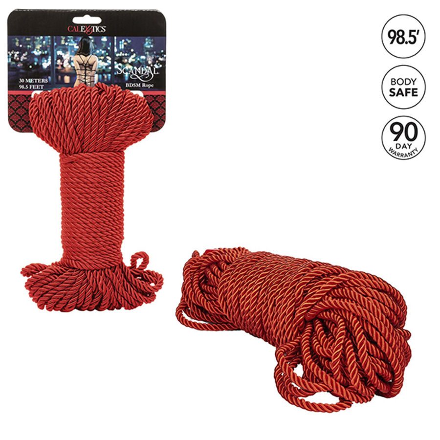 Calexotics - Scandal Rood BDSM Touw 30 M - afbeelding 3