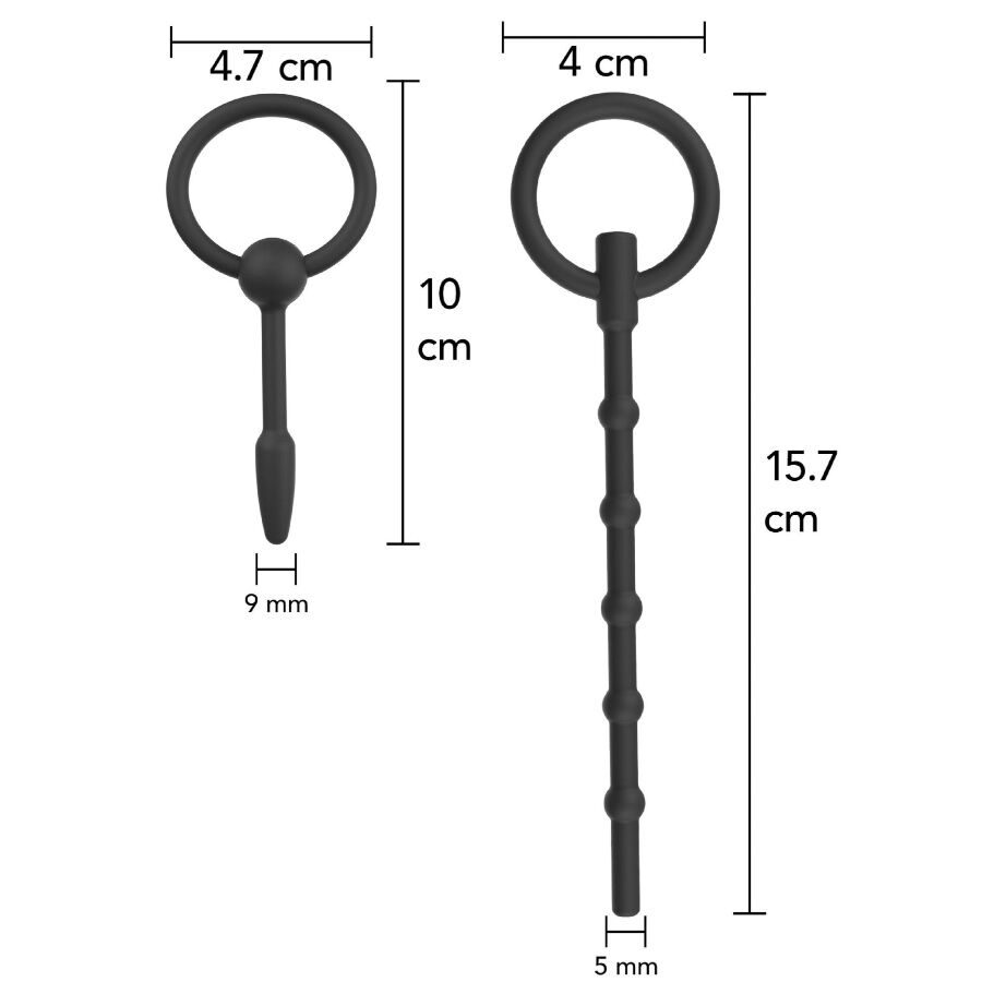 Hidden Desire - Extreme Advanced Set Urethra Plugs 2 Stuks - afbeelding 4