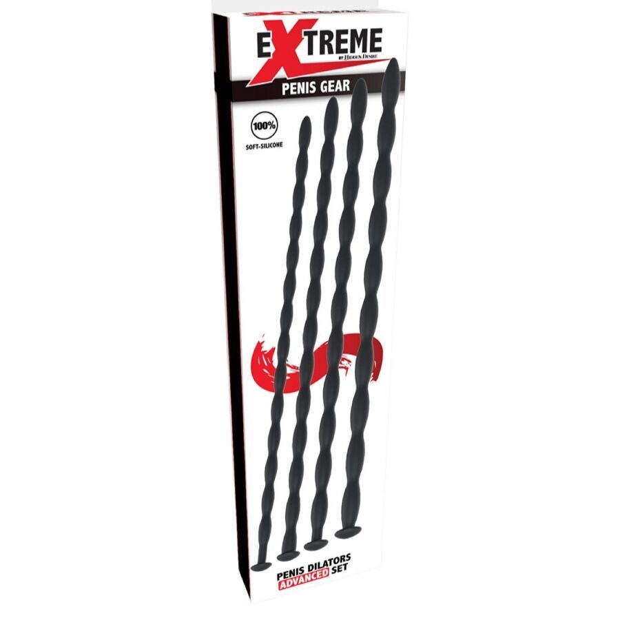 Hidden Desire - Extreme Advanced Set Urethra Dilatatoren 4 Stuks - afbeelding 3