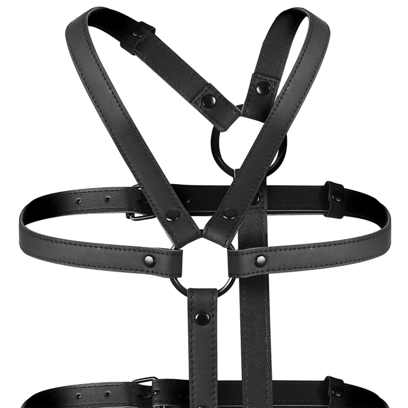 Fetish Submissive Bondage - Verstelbare Torso En Armen Harnas - afbeelding 5