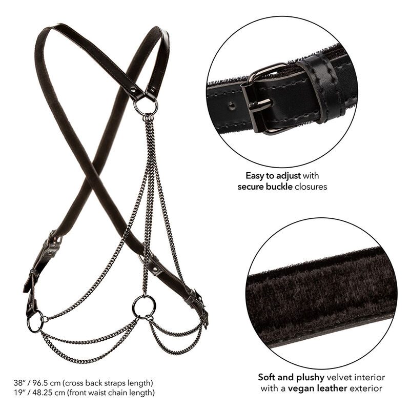 Calexotics - Euphoria Premium Multi-Chain Harnas Plus Maat - afbeelding 3